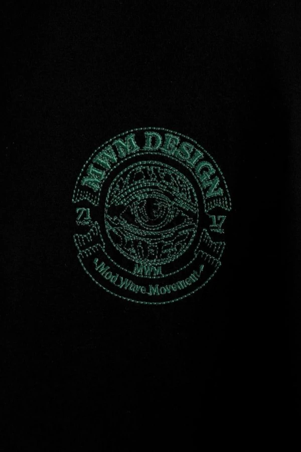 MOD WAVE MOVEMENT T-Shirts MWM EYE LOGO T-SHIRT - BLACK