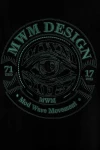 MOD WAVE MOVEMENT T-Shirts MWM EYE LOGO T-SHIRT - BLACK