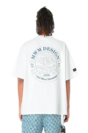 MOD WAVE MOVEMENT T-Shirts MWM EYE LOGO T-SHIRT - WHITE