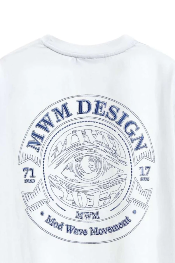 MOD WAVE MOVEMENT T-Shirts MWM EYE LOGO T-SHIRT - WHITE