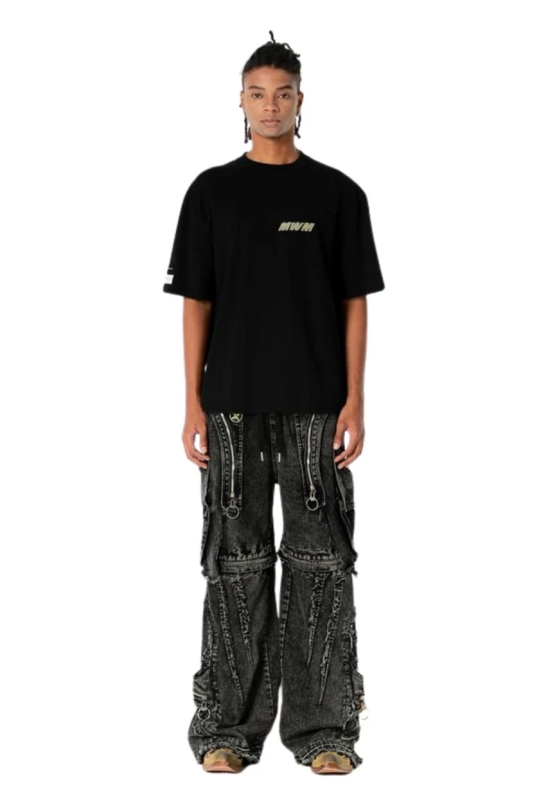 MOD WAVE MOVEMENT T-Shirts MWM VANGUARD DOGS FACES T-SHIRT - BLACK