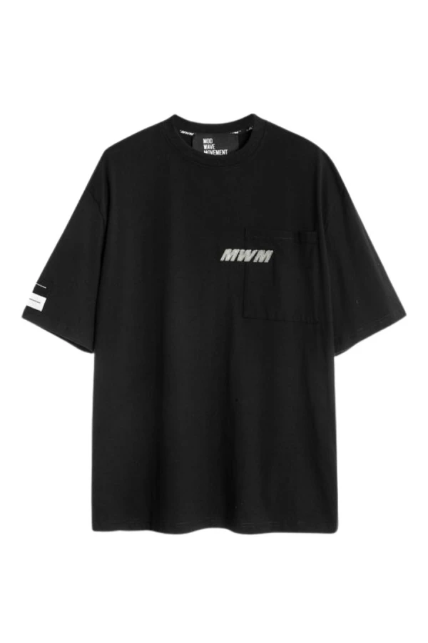MOD WAVE MOVEMENT T-Shirts MWM VANGUARD DOGS FACES T-SHIRT - BLACK