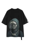 MOD WAVE MOVEMENT T-Shirts MWM VANGUARD DOGS FACES T-SHIRT - BLACK