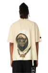 MOD WAVE MOVEMENT T-Shirts MWM VANGUARD DOGS FACES T-SHIRT - BEIGE