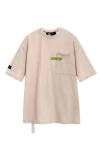 MOD WAVE MOVEMENT T-Shirts MWM VANGUARD DOGS FACES T-SHIRT - BEIGE