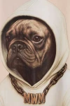 MOD WAVE MOVEMENT T-Shirts MWM VANGUARD DOGS FACES T-SHIRT - BEIGE