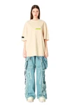 MOD WAVE MOVEMENT T-Shirts MWM VANGUARD DOGS FACES T-SHIRT - BEIGE