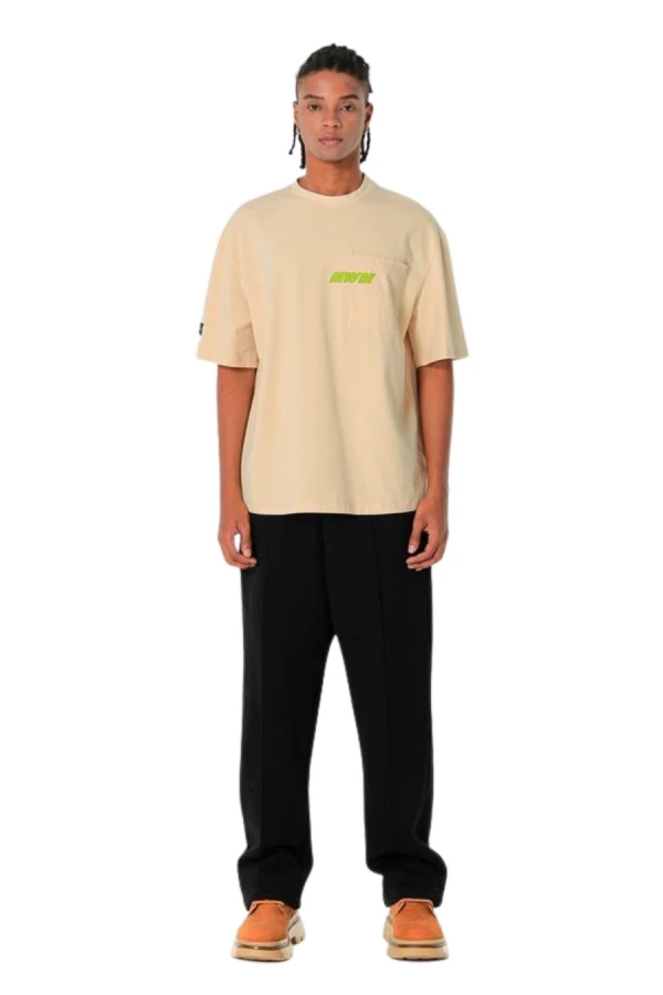 MOD WAVE MOVEMENT T-Shirts MWM VANGUARD DOGS FACES T-SHIRT - BEIGE