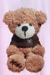 MOD WAVE MOVEMENT T-Shirts MWM TEDDY PRINT T-SHIRT - PINK