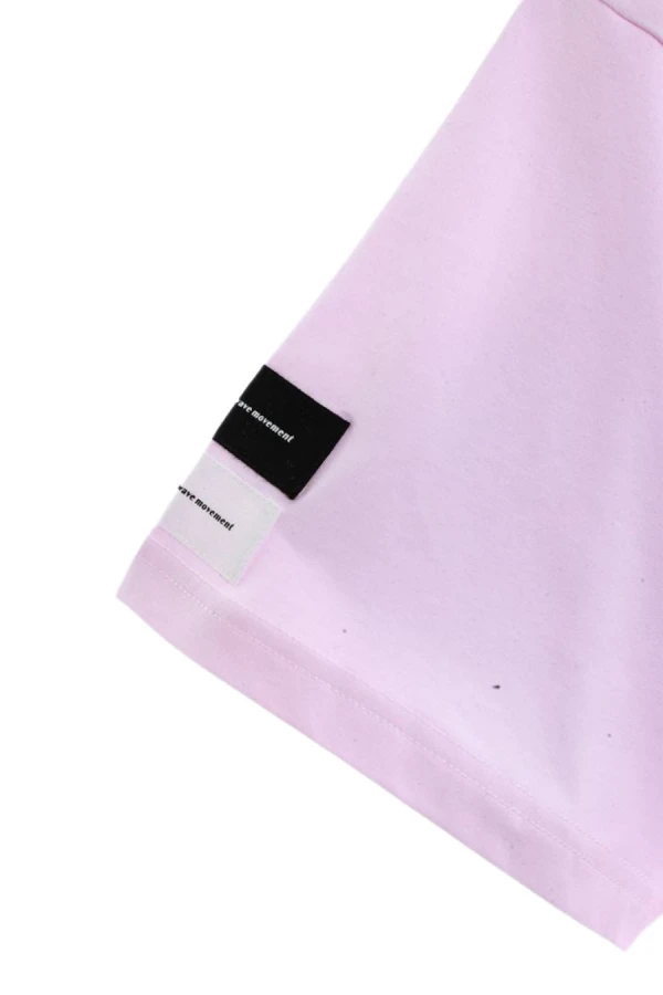 MOD WAVE MOVEMENT T-Shirts MWM TEDDY PRINT T-SHIRT - PINK