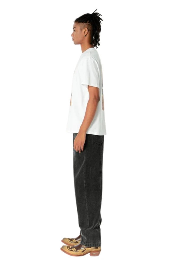 MOD WAVE MOVEMENT T-Shirts MWM TEDDY PRINT T-SHIRT - WHITE