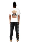 MOD WAVE MOVEMENT T-Shirts MWM TEDDY PRINT T-SHIRT - WHITE