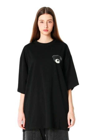MOD WAVE MOVEMENT T-Shirts MWM TEDDY MIKE BAG T-SHIRT - BLACK