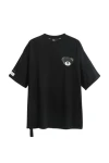 MOD WAVE MOVEMENT T-Shirts MWM TEDDY MIKE BAG T-SHIRT - BLACK