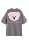 MOD WAVE MOVEMENT T-Shirts MWM TEDDY MIKE BAG T-SHIRT - GREY