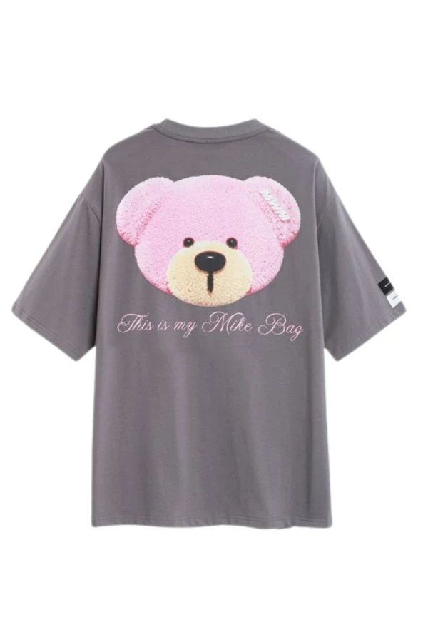 MOD WAVE MOVEMENT T-Shirts MWM TEDDY MIKE BAG T-SHIRT - GREY