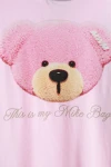 MOD WAVE MOVEMENT T-Shirts MWM TEDDY MIKE BAG T-SHIRT - PINK