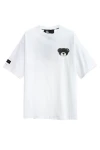 MOD WAVE MOVEMENT T-Shirts MWM TEDDY MIKE BAG T-SHIRT - WHITE