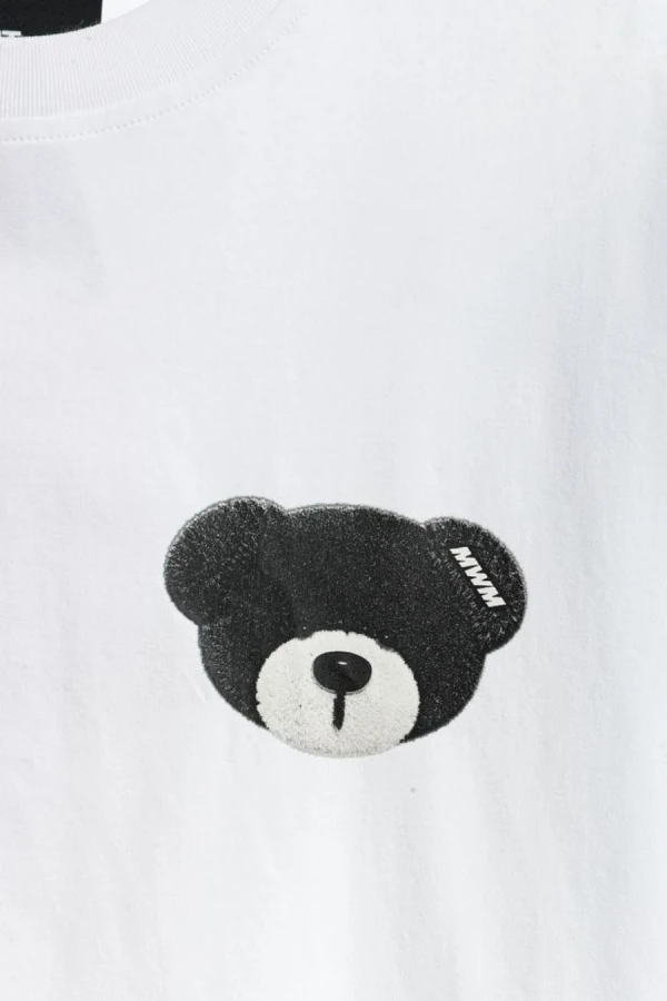 MOD WAVE MOVEMENT T-Shirts MWM TEDDY MIKE BAG T-SHIRT - WHITE
