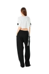 MOD WAVE MOVEMENT T-Shirts MWM WOMEN TEDDY MIKE BAG CROPPED T-SHIRT - WHITE