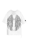 MOD WAVE MOVEMENT T-Shirts MWM WINGS STRASS T-SHIRT - WHITE