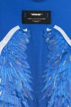 MOD WAVE MOVEMENT T-Shirts MWM WINGS STARS T-SHIRT - BLUE