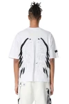 MOD WAVE MOVEMENT T-Shirts MWM WINGS STARS T-SHIRT - WHITE