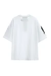 MOD WAVE MOVEMENT T-Shirts MWM WINGS EMBROIDERED MINI T-SHIRT - WHITE