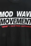 MOD WAVE MOVEMENT T-Shirts MWM TEDDY STREETWEAR DOG T-SHIRT - BLACK