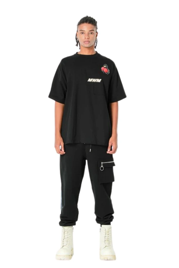 MOD WAVE MOVEMENT T-Shirts MWM VANGUARD DOGS PUNCH 3D T-SHIRT - BLACK