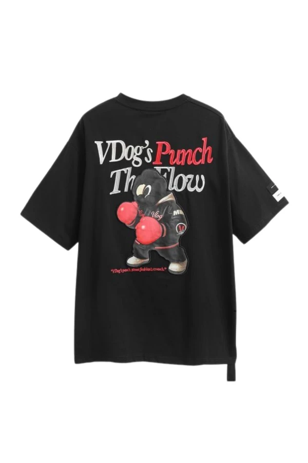 MOD WAVE MOVEMENT T-Shirts MWM VANGUARD DOGS PUNCH 3D T-SHIRT - BLACK