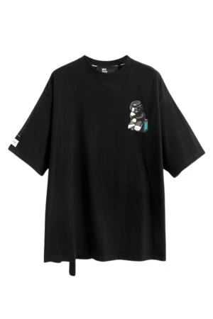 MOD WAVE MOVEMENT T-Shirts MWM VANGUARD DOGS THINKER T-SHIRT - BLACK