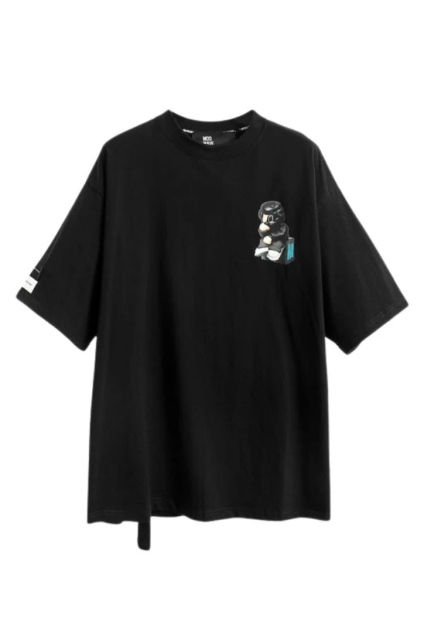 MOD WAVE MOVEMENT T-Shirts MWM VANGUARD DOGS THINKER T-SHIRT - BLACK
