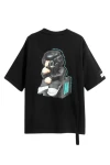 MOD WAVE MOVEMENT T-Shirts MWM VANGUARD DOGS THINKER T-SHIRT - BLACK