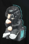 MOD WAVE MOVEMENT T-Shirts MWM VANGUARD DOGS THINKER T-SHIRT - BLACK