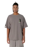 MOD WAVE MOVEMENT T-Shirts MWM VANGUARD DOGS THINKER T-SHIRT - GREY