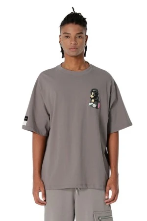 MOD WAVE MOVEMENT T-Shirts MWM VANGUARD DOGS THINKER T-SHIRT - GREY