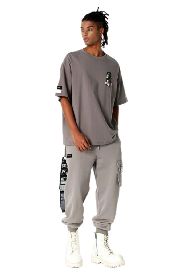 MOD WAVE MOVEMENT T-Shirts MWM VANGUARD DOGS THINKER T-SHIRT - GREY