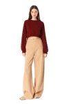 MOD WAVE MOVEMENT Φούτερ λαιμόκοψη MWM WOMEN CROPPED X CORDS SWEATSHIRT - MULTI