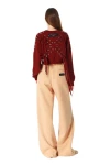 MOD WAVE MOVEMENT Φούτερ λαιμόκοψη MWM WOMEN CROPPED X CORDS SWEATSHIRT - MULTI