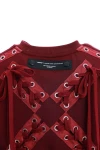 MOD WAVE MOVEMENT Φούτερ λαιμόκοψη MWM WOMEN CROPPED X CORDS SWEATSHIRT - MULTI