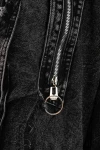 MOD WAVE MOVEMENT Παντελόνια MWM EXTREME ASSYMETRIC ZIPPERS CARGO PANTS - BLACK