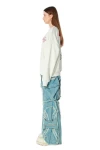 MOD WAVE MOVEMENT Παντελόνια MWM EXTREME ASSYMETRIC ZIPPERS CARGO PANTS - BLUE