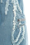 MOD WAVE MOVEMENT Παντελόνια MWM EXTREME ASSYMETRIC ZIPPERS CARGO PANTS - BLUE