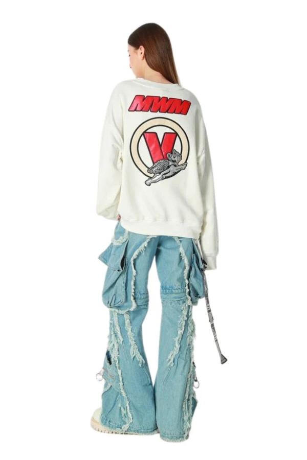 MOD WAVE MOVEMENT Παντελόνια MWM EXTREME ASSYMETRIC ZIPPERS CARGO PANTS - BLUE