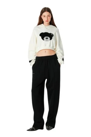 MOD WAVE MOVEMENT Παντελόνια MWM BASIC DOUBLE CHAIN PANTS - BLACK