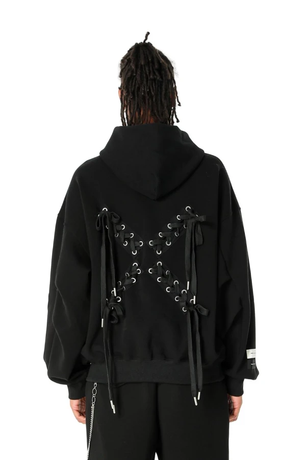 MOD WAVE MOVEMENT Φούτερ με Κουκούλα MWM X CORDS LOGO HOODIE - BLACK