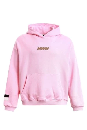 MOD WAVE MOVEMENT Φούτερ με Κουκούλα MWM TEDDY PATCH HOODIE - PINK