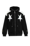 MOD WAVE MOVEMENT Ζακέτες MWM WINGS STARS ZIP-UP HOODIE - BLACK
