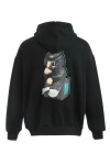 MOD WAVE MOVEMENT Ζακέτες MWM VANGUARD DOGS THINKER ZIP-UP HOODIE - BLACK
